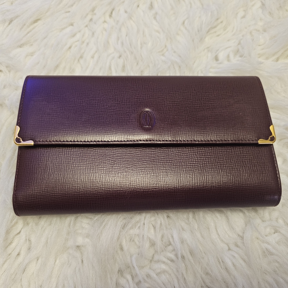 Burgundy Cartier Wallet